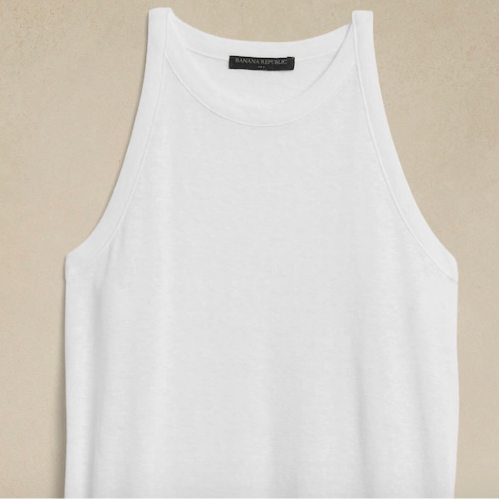Linen-Blend Tank